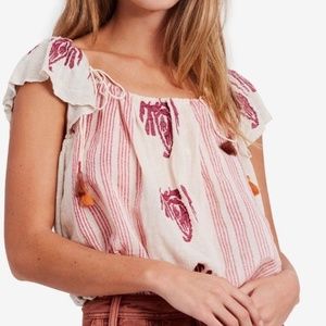 Free People Pukka Peasant Top Size XS